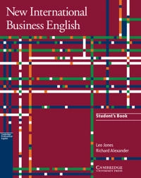 New International Business English Student's Book; Leo Jones, Richard Alexander; 2011
