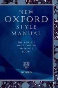 New Oxford style manual; Oxford University Press; 2012