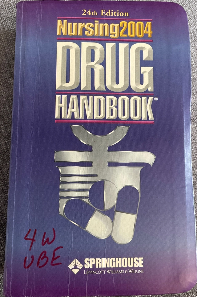 Nursing 2004 Drug Handbook ; Lippincott; 2003