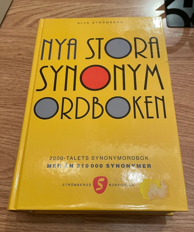 Nya stora synonymordboken; Alva Strömberg; 2000