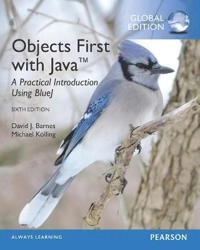 Objects first with Java : a practical introduction using BlueJ; David J. Barnes; 2017