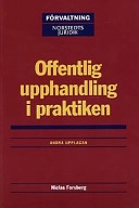 Offentlig upphandling i praktiken; Niclas Forsberg; 2001