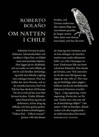 Om natten i Chile; Roberto Bolano; 2008