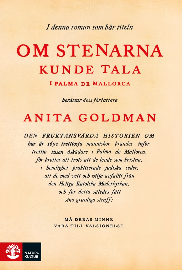 Om stenarna kunde tala i Palma de Mallorca; Anita Goldman; 2019