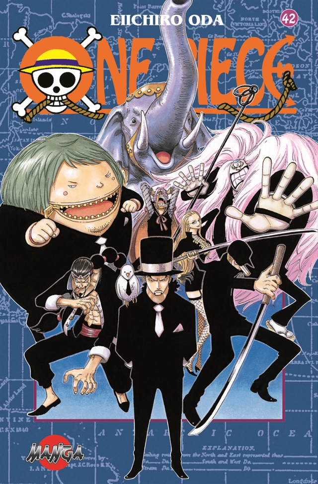 One Piece 42 - Piraterna mot CP9 : Piraterna mot CP9; Eiichiro Oda, Louise Winnerhall; 2008