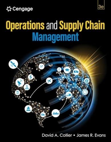 Operations and supply chain management; David A. Collier; 2024