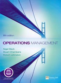 Operations management; Nigel Slack; 2007