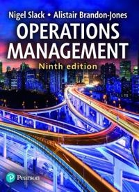 Operations management; Nigel Slack; 2019