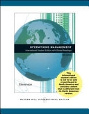 OPERATIONS MANAGEMENT; ALTERNATE VERSION; William J. Stevenson; 2007