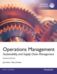 Operations management : sustainability and supply chain management; Jay H. Heizer; 2014