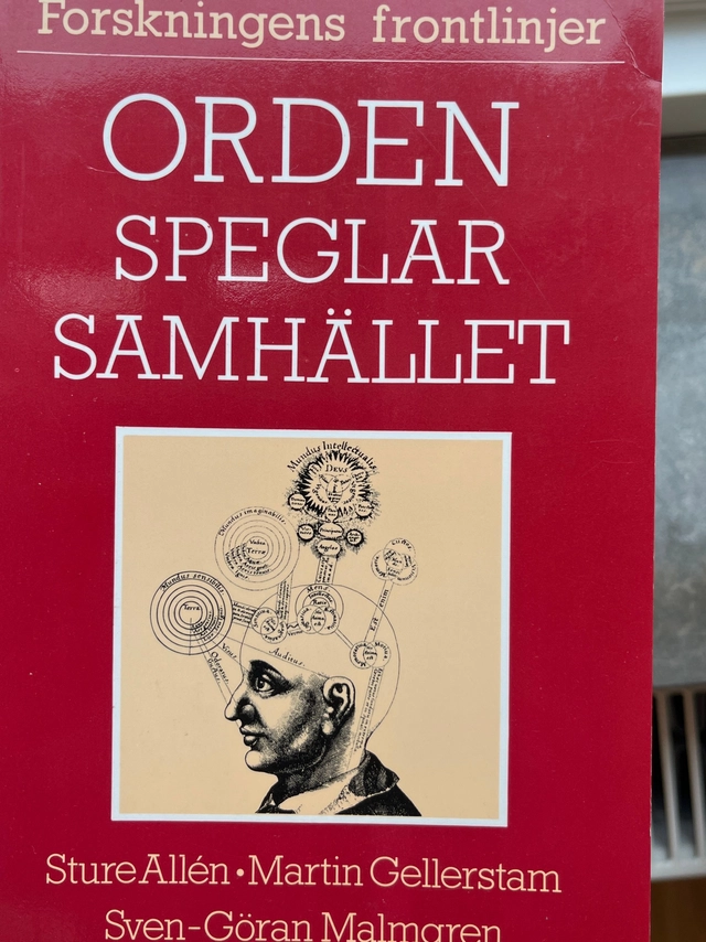 Orden speglar samhället; Sture Allén; 1989