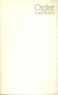 Order : dikter; Lars Norén; 1978