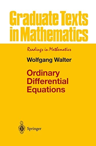 Ordinary differential equations; Wolfgang Walter; 1998