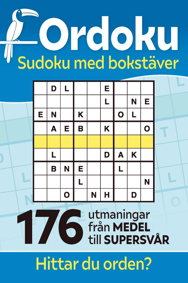 Ordoku : sudoku med bokstäver -176 utmaningar från medel till supersvår; F. Scott Fitzgerald; 2023
