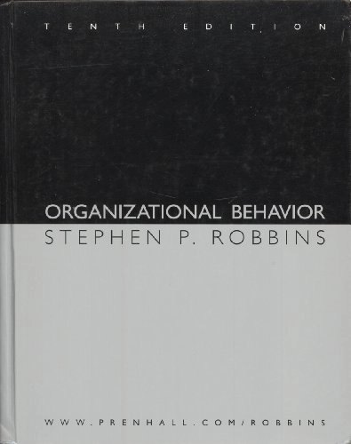 Organizational behavior; Stephen P. Robbins; 2003