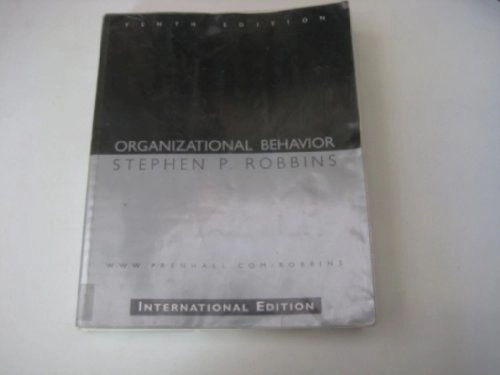 Organizational behavior; Stephen P. Robbins; 2003