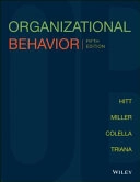 Organizational Behavior; Maria Triana, Adrienne Colella, C. Chet Miller, Michael A. Hitt; 2017