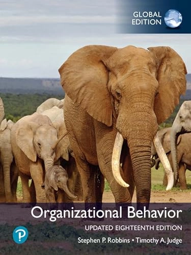 Organizational behavior; Stephen P. Robbins; 2021
