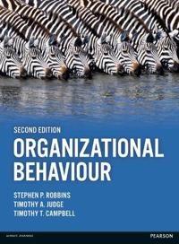 Organizational behaviour; Stephen P. Robbins; 2017