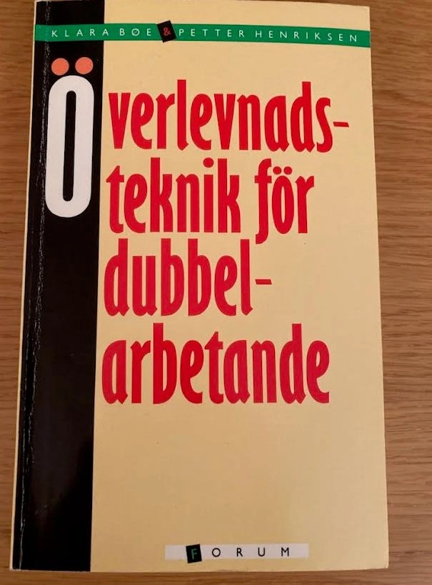 Överlevnadstekn.; Klara Bøe; 1990