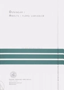 Övningar i Analys i flera variabler; Arne Persson; 2005