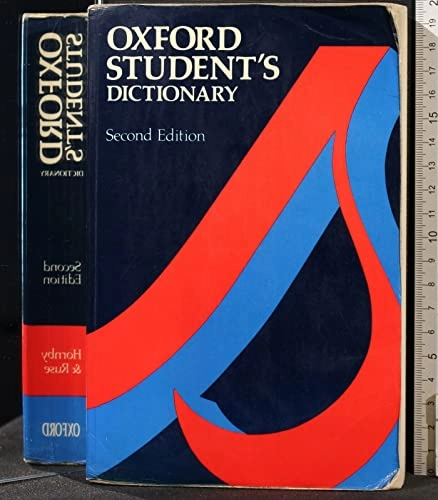 Oxford Student's Dictionary of Current English; Albert Sydney Hornby, Christina Ruse; 1988