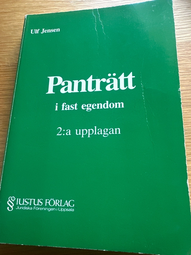 Panträtt i fast egendom · Övningsexempel i fastighetspanträtt : [instuderingsfrågor]; Ulf Jensen; 1990