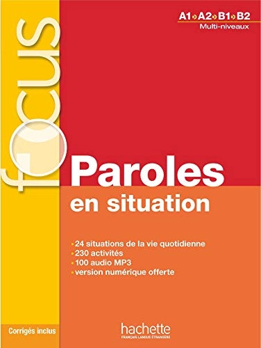 Paroles en situations - Livre + CD (A1-B2); Elisabeth Guimbretiere, Veronique Laurens; 2015