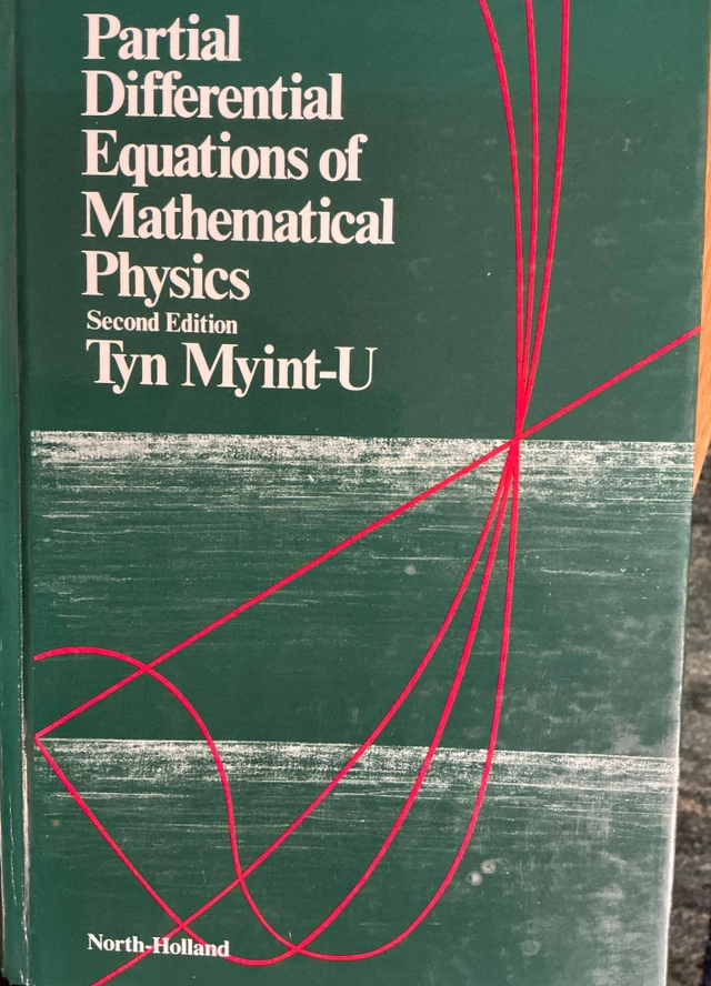 Partial differential equations of mathematical physics; Myint-U Tyn; 1980
