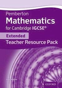 Pemberton Maths for IGCSE Extended: Teacher Resource Pack; Deborah Barton; 2012