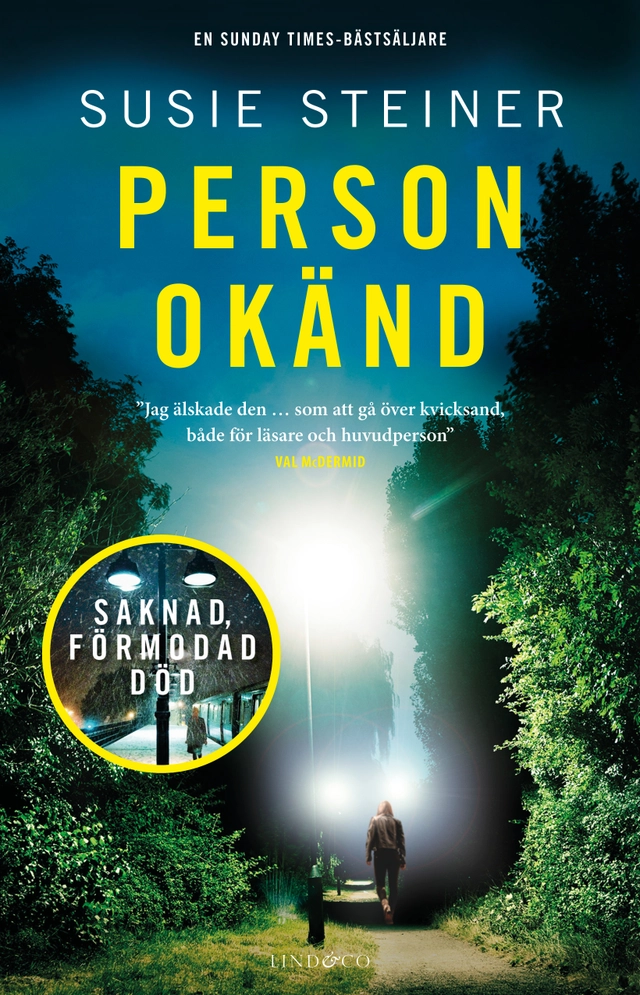 Person okänd; Susie Steiner; 2019