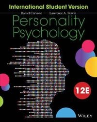 Personality Psychology; Daniel Cervone, Lawrence A. Pervin; 2013