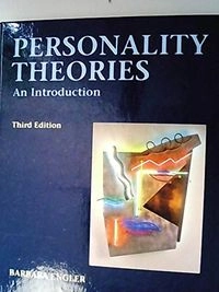 Personality theories : an introduction; Barbara Engler; 1991