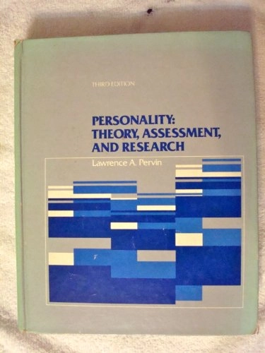 Personality : theory, assessment, and research; Lawrence A. Pervin; 1980