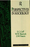 Perspectives in sociology; E. C. Cuff; 1992