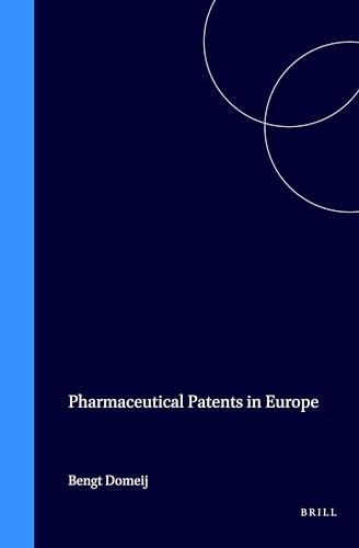 Pharmaceutical patents in Europe; Bengt Domeij; 2000