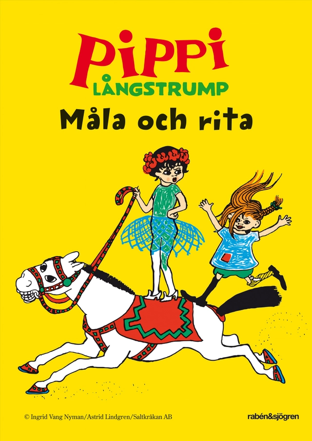 Pippi Långstrump Måla och rita; Astrid Lindgren; 2015