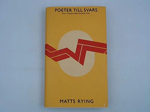 Poeter till svars; Matts Rying; 2003