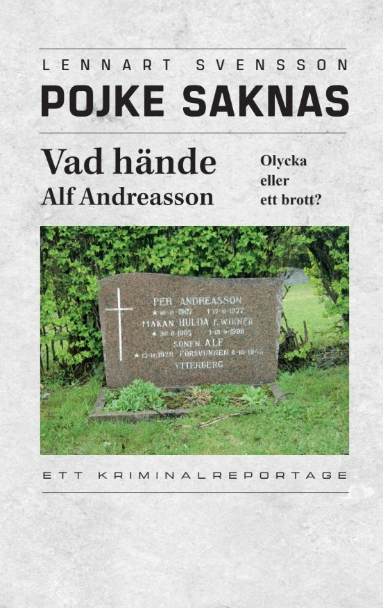 Pojke saknas; Lennart Svensson; 2026