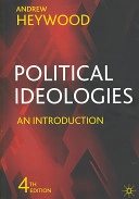 Political ideologies : an introduction; Andrew Heywood; 2007
