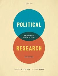 Political research : methods and practical skills; Sandra Halperin; 2020