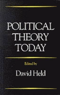 Political theory today; David Held; 1991