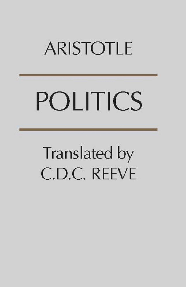 Politics; Aristoteles, C.D.C Reeve; 1998