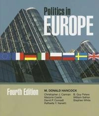 Politics in Europe; M. Donald Hancock; 2007