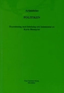 Politiken; 384-322 f. Kr. Aristoteles; 2003