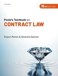 Poole's Textbook on Contract Law; Robert Merkin Qc; 2021
