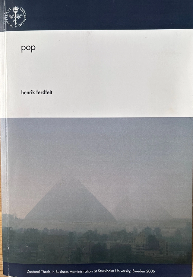 Pop; Henrik Ferdfelt; 2006