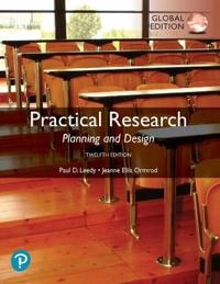 Practical research : planning and design; Paul D. Leedy; 2021
