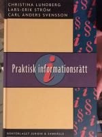PRAKTISK INFORMATIONSRÄTT. REGELSAMLING; Christina Nylander; 1996
