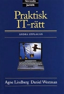Praktisk IT-rätt; Agne Lindberg; 1999
